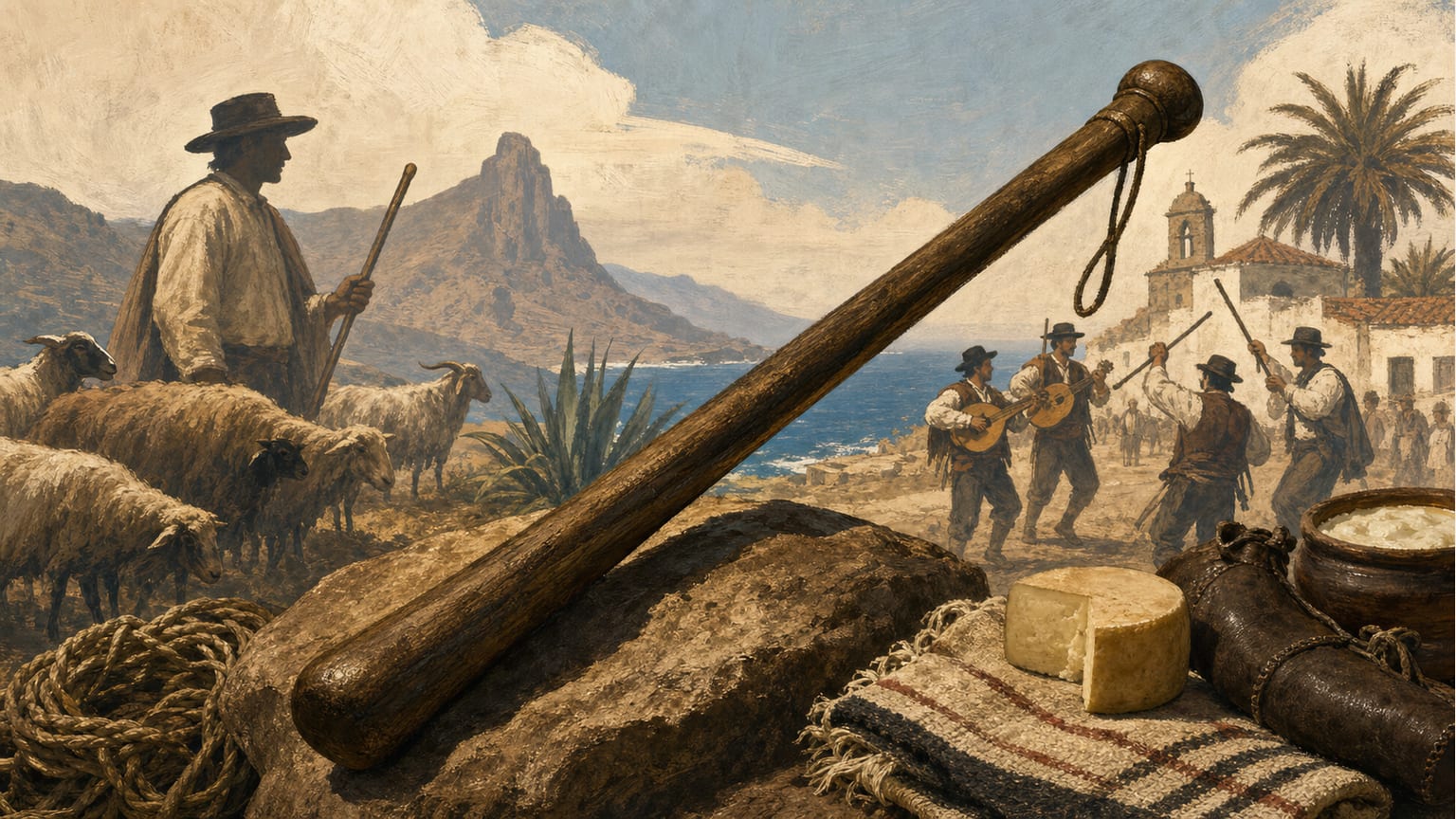 El garrote y la vida pastoril: herramienta y defensa en Gran Canaria - Cultura